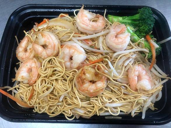 Lo Mein Noodle with Shrimp 虾捞面